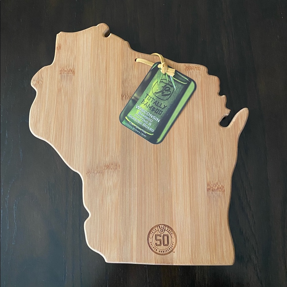 Milwaukee Brewers 50th Anniversary Cutting Board